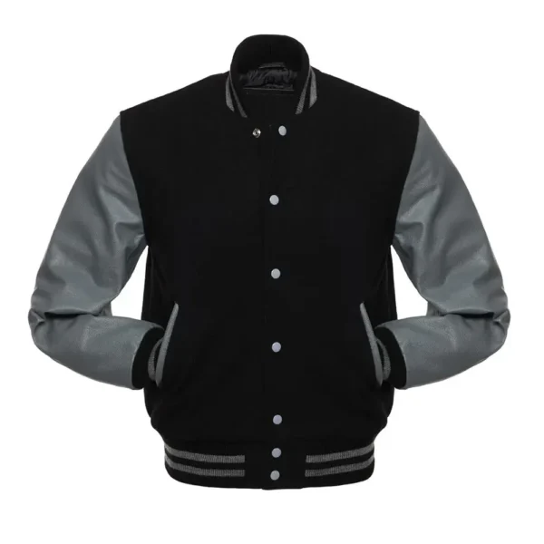 Black and Grey Varsity Jackets