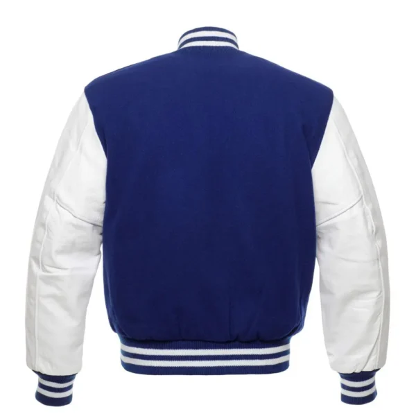 Royal and White Varsity Jackets