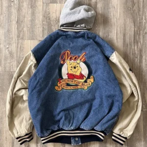 Xxxtentacion-Disney-Vintage-Winnie-The-Pooh-Varsity-Denim-Jackets