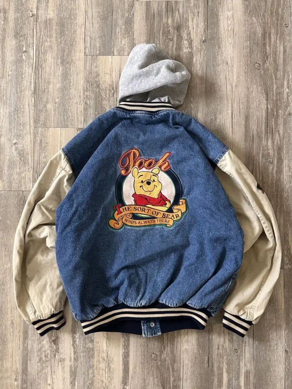 Xxxtentacion-Disney-Vintage-Winnie-The-Pooh-Varsity-Denim-Jackets