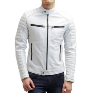 Biker Style Motorbike Leather Jacket