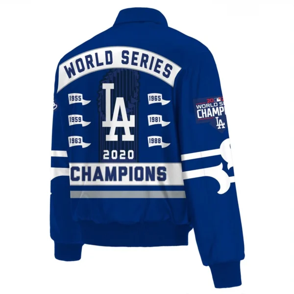 Los Angeles Dodgers 2020 World Series Blue Jacket