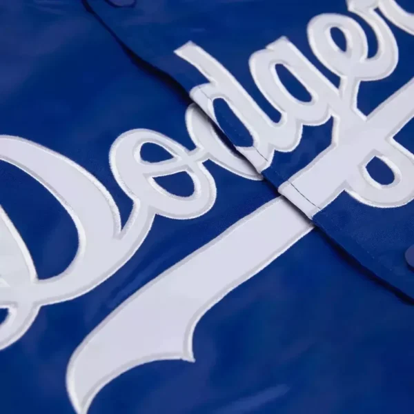 Los Angeles Dodgers Blue Satin Baseball Jackets