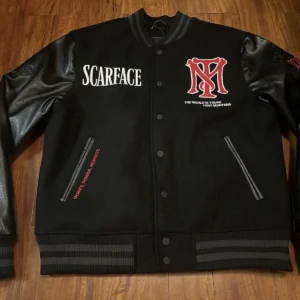 Scarface-The-World-Is-Yours-Varsity-Leather-Wool-Jacket