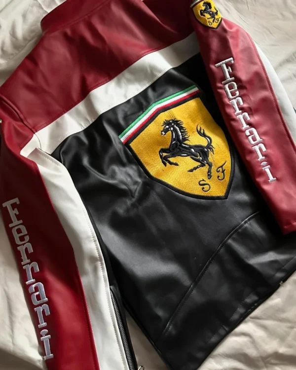 Ferrari-Black-Leather-Racing-Jackets