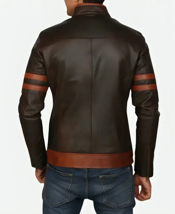 Hugh-Jackman-X-Men-Origins-Wolverine-Brown-Leather-Jacket-Back