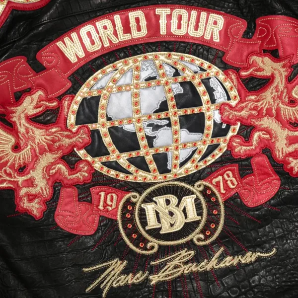 Pelle Pelle Black World Tour Hooded Jacket