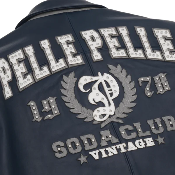 Pelle Pelle Navy Arches Leather Men Jacket