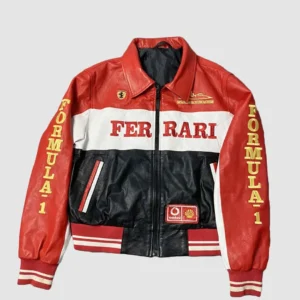 Ferrari-Formula-1-Leather-Jacket