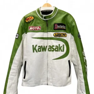 Kawasaki-Motorbike-Leather-Racing-Jacket