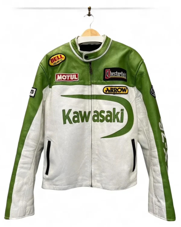 Kawasaki-Motorbike-Leather-Racing-Jacket