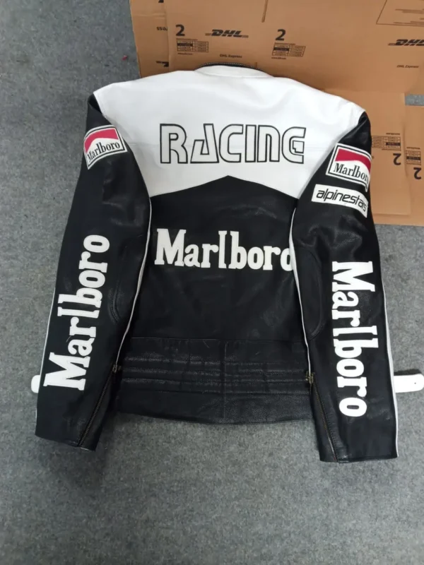 Marlboro-Leather-Racing-Jacke