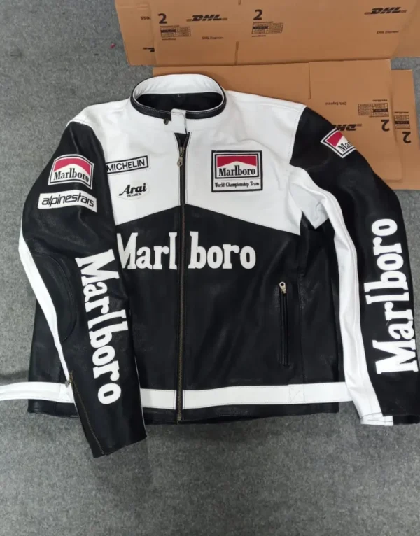 Marlboro-Leather-Racing-Jacket